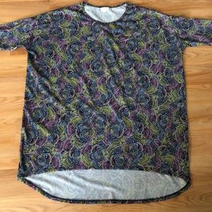 LulaRoe Irma, Size XL, ROSES